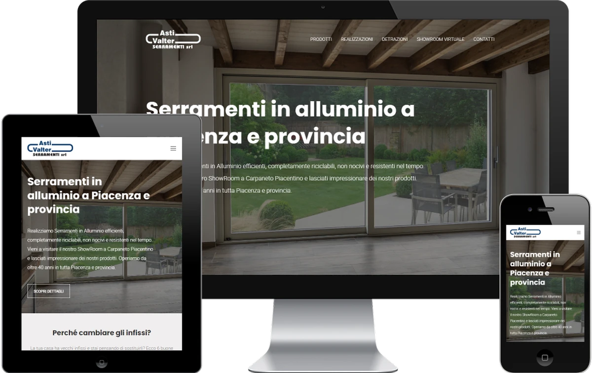 Sito web di Asti Valter Serramenti