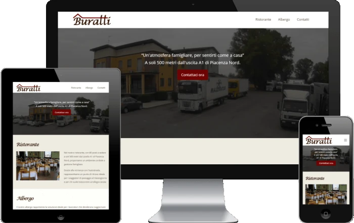 Sito web di Ristorante Buratti
